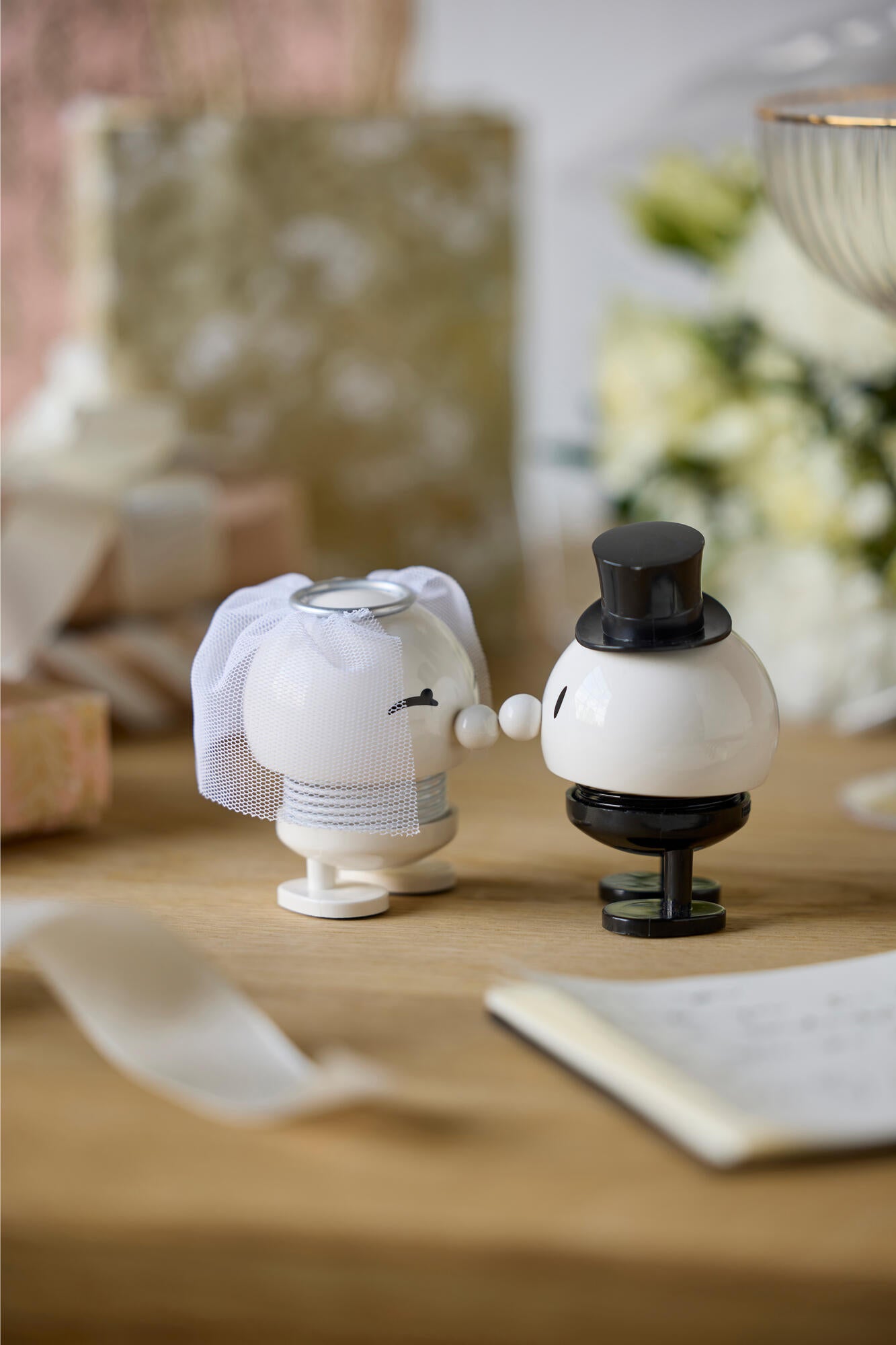 Bride & Groom figur – Hvid